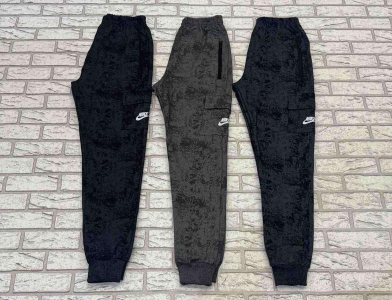 Штаны спорт Shon (56-64) S2001 black (деми)