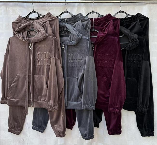 Костюм спорт Shon (46-52) S2027 wine (деми)