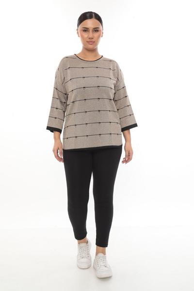 Свитер Julia (52-54) JL851 beige (деми)