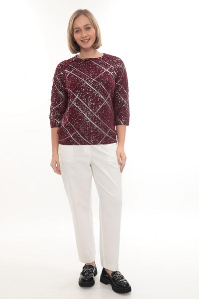 Свитер Julia (50-52) JL868 wine (деми)