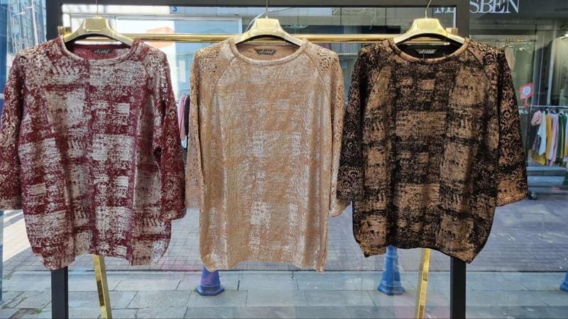 Свитер Julia (52-54) JL873 black-beige (деми)