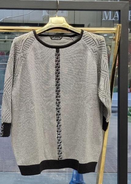 Свитер Julia (52-54) JL878 grey (деми)