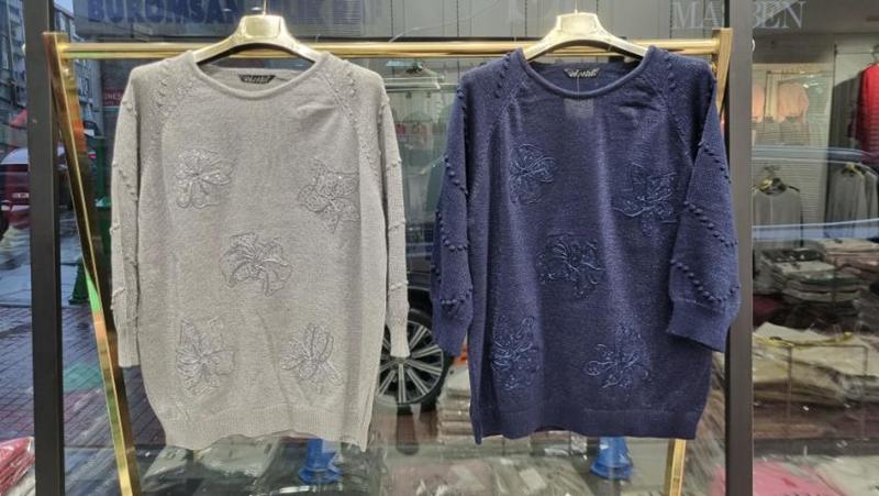 Свитер Julia (52-54) JL892 navy (деми)