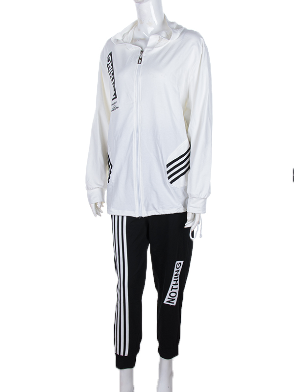 Костюм спорт CND2 (XL-3XL) 4011-363 white (деми)