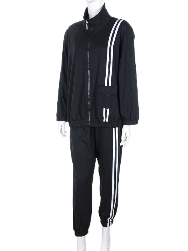 Костюм спорт CND2 (XL-3XL) 4011-373 black (деми)