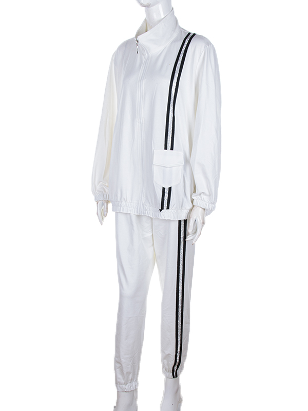 Костюм спорт CND2 (XL-3XL) 4011-373 white (деми)