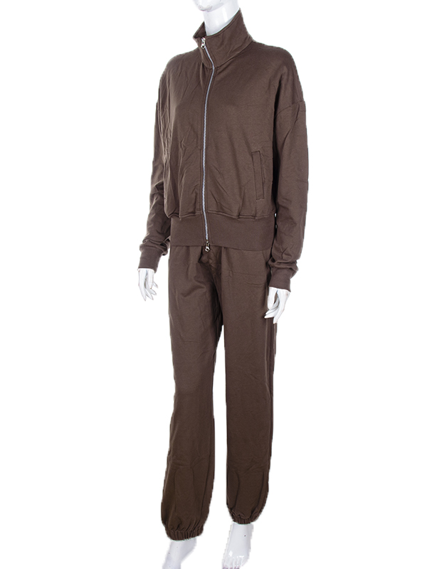Костюм спорт CND2 (S-L) 4175 brown (деми)