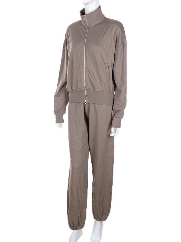 Костюм спорт CND2 (S-L) 4175 l.brown (деми)