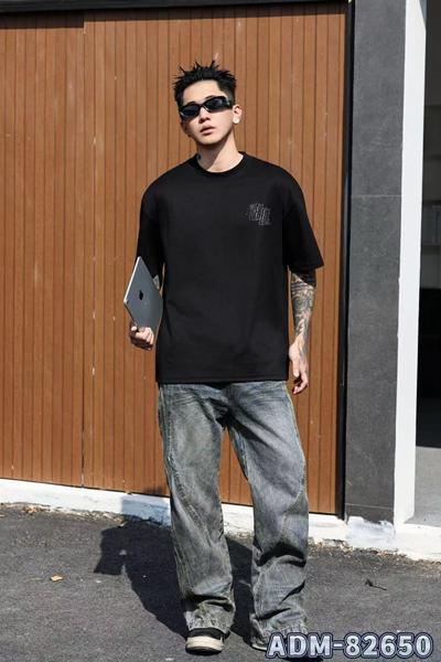 Футболка 2BRO (M-3XL) ADM82650 black (лето)