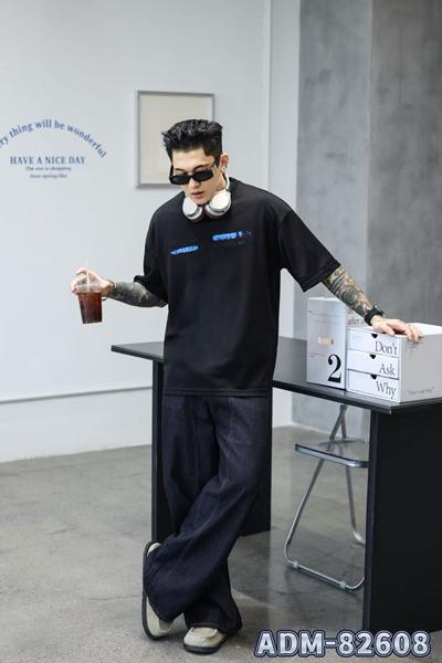 Футболка 2BRO (M-3XL) ADM82608 black (лето)