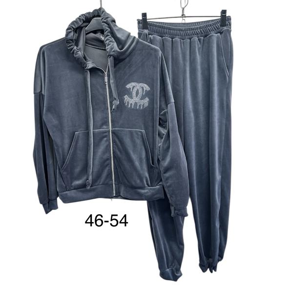 Костюм спорт TRAN (46-54) TR682 grey (деми)