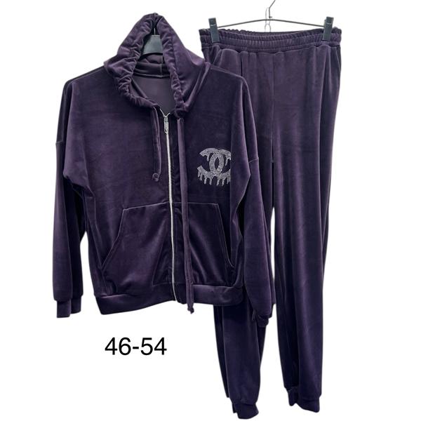 Костюм спорт TRAN (46-54) TR683 purple (деми)