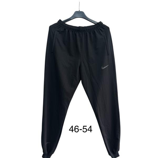 Штаны спорт TRAN (46-54) TR725 black (деми)