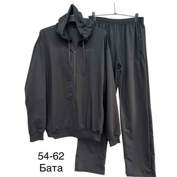 Костюм спорт TRAN (54-62) TR759 black (деми)