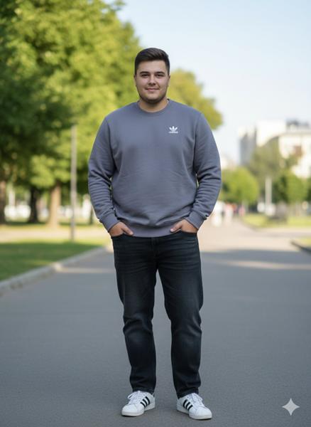 Свитер Moranny (2XL-6XL) MR456 grey (деми)