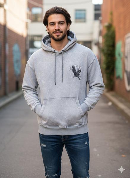 Худи Moranny (S-2XL) MR488 l.grey (деми)