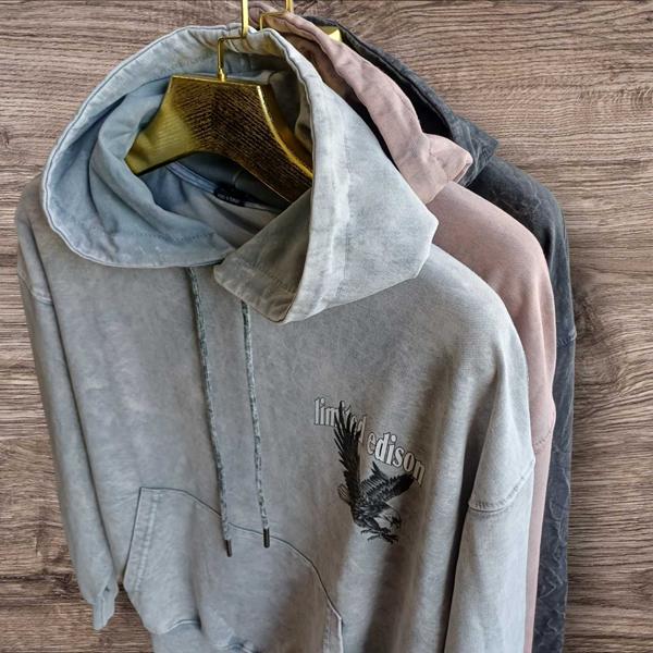 Худи Moranny (S-2XL) MR490 d.grey (деми)