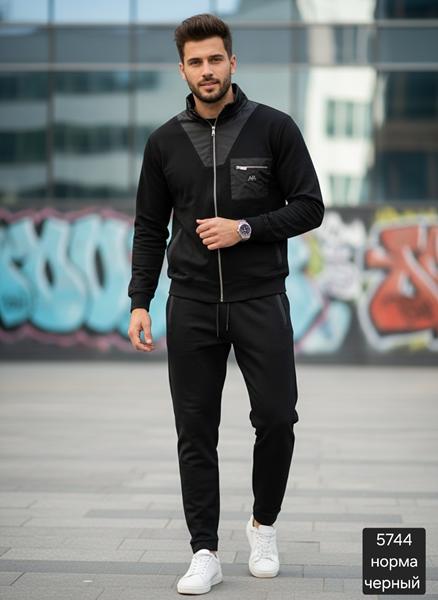 Костюм спорт Moranny (S-2XL) 5744 black (деми)