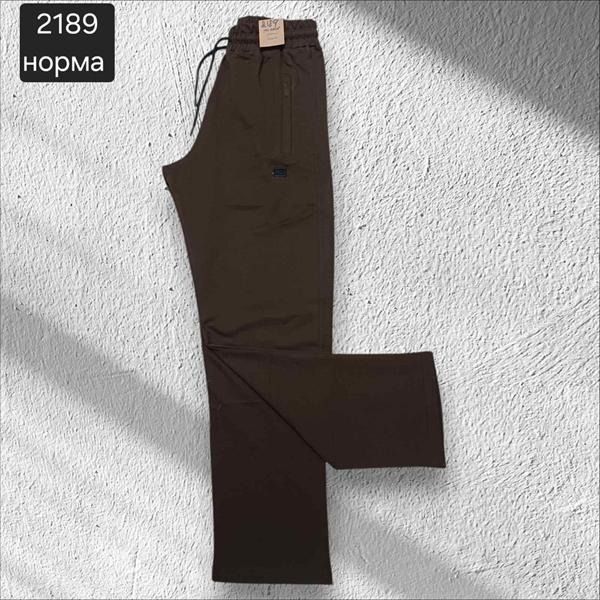 Штаны спорт Moranny (S-2XL) 2189 brown (деми)