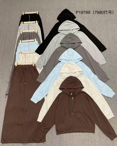 Костюм спорт Style Nadezhda (M-XL) 19789 l.grey (деми)