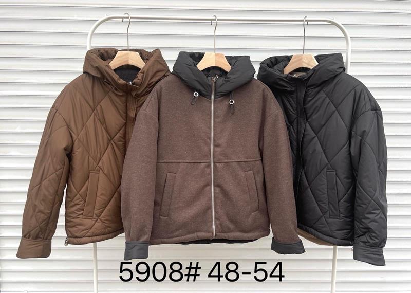 Куртка Style Nadezhda (48-54) 5908 black (деми)