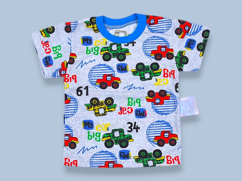 Футболка Kir15 (92-122) 11126 grey (лето)