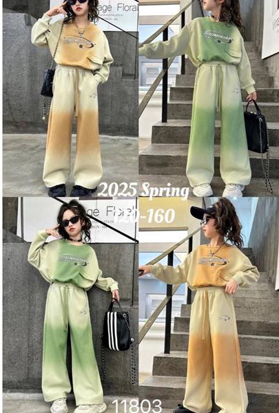 Костюм спорт Meloria (120-160) 11803 green (деми)