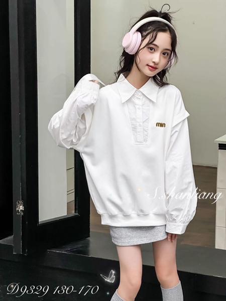 Блузка Meloria (130-170) 9329 white (деми)