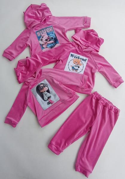 Костюм спорт Meloria (24-30) ML3309 pink-white (деми)