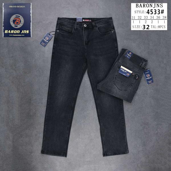 Джинсы Baron Jeans (31-38) 4533 black (деми)