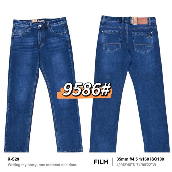 Джинсы Baron Jeans (34-44) 9586 navy (деми)