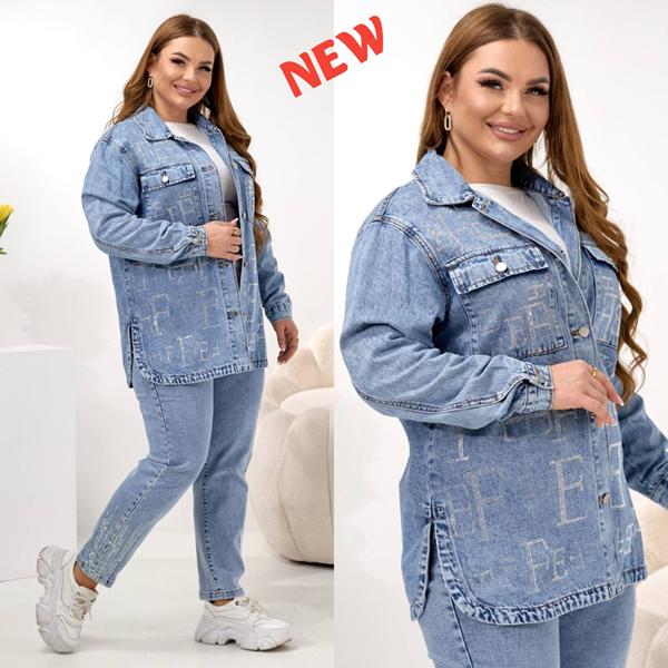 Рубашка Beki (2XL-7XL) 535 blue (деми)