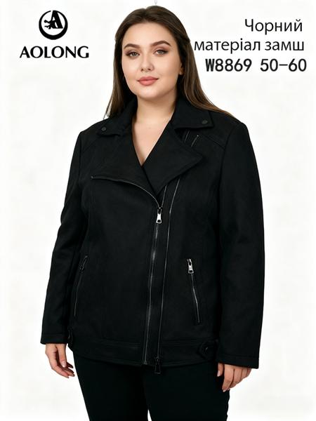 Куртка Immei (50-60) W8869 black (деми)