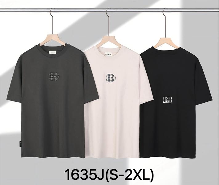 Футболка LiOpt (S-2XL) 1635J black (лето)