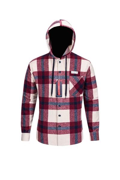 Рубашка Zalov (XL-5XL) ZW1204 wine (деми)