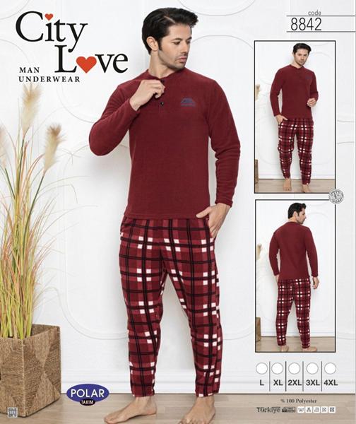 Пижама Romeo life (48-54) 8842 wine (зима)