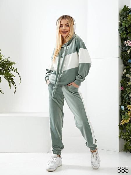 Костюм спорт Romeo life (42-56) 885 mint (деми)