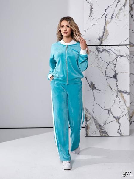 Костюм спорт Romeo life (40-54) 974 l.blue (деми)