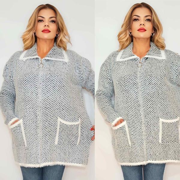 Кардиган Romeo life (56-60) RL1068 grey (зима)