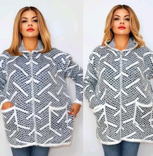 Кардиган Romeo life (56-60) RL1069 grey (зима)