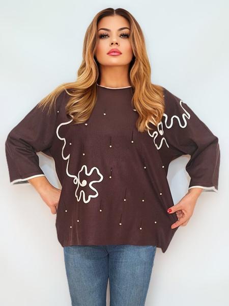 Свитер Romeo life (54-58) RL953-1 brown (деми)