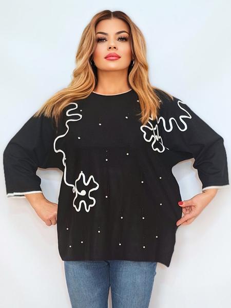 Свитер Romeo life (54-58) RL955 black (деми)