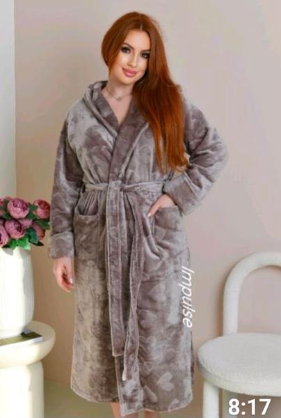 Халат Romeo life (58-62) RL957 grey (зима)