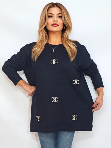 Свитер Romeo life (58-62) RL959 black (деми)