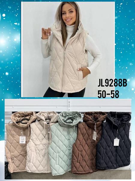 Жилетка Dorimodes (50-58) 9288B d.beige (деми)