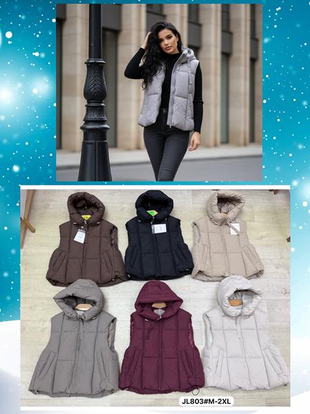 Жилетка Dorimodes (M-2XL) JL803 brown (деми)