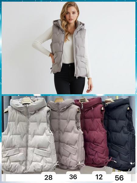 Жилетка Dorimodes (M-2XL) JL9138-36 beige (деми)