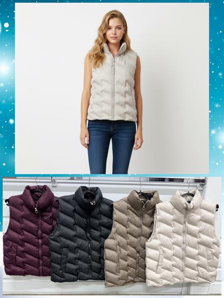 Жилетка Dorimodes (M-2XL) JL948 beige (деми)