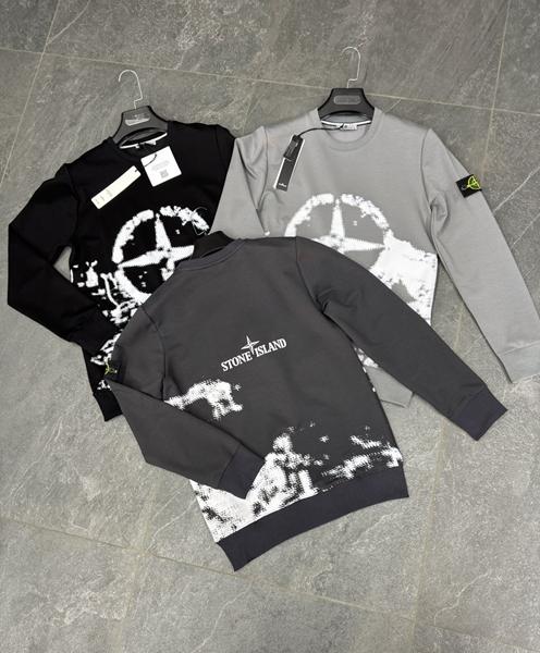 Свитер F.T.H (S-2XL) F733 d.grey (деми)