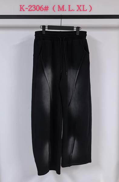 Штаны спорт Immei (M-XL) K2306 black (деми)